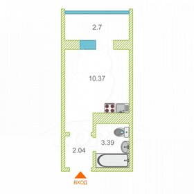 Квартира 15,7 м², студия - изображение 5