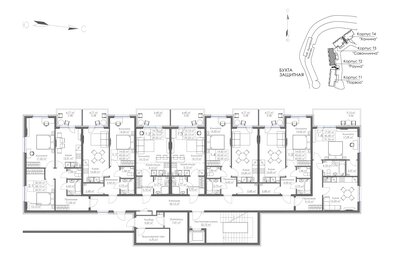 25,4 м², 2-комнатная квартира 1 700 000 ₽ - изображение 71