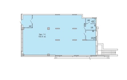159,2 м², помещение свободного назначения - изображение 4