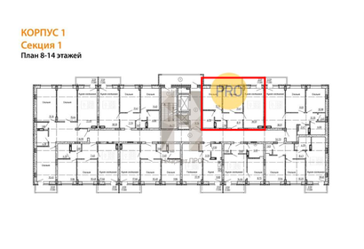 54,1 м², 2-комнатная квартира 4 140 000 ₽ - изображение 12