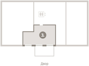 Квартира 70,4 м², 1-комнатная - изображение 2