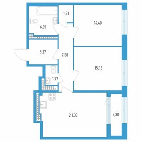 76,3 м², 2-комнатная квартира 21 619 710 ₽ - изображение 19