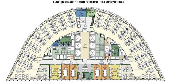 3696 м², офис 9 424 800 ₽ в месяц - изображение 67