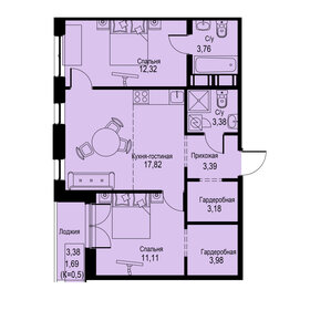 67 м², 2-комнатная квартира 14 000 000 ₽ - изображение 126