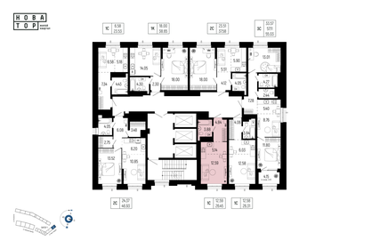 Квартира 26,5 м², 1-комнатная - изображение 2