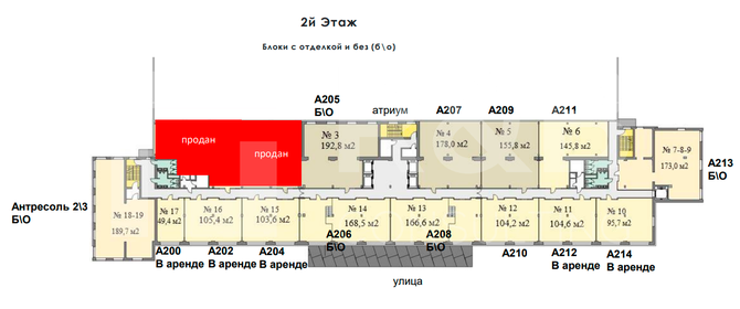 195,2 м², офис 39 040 000 ₽ - изображение 26