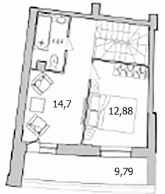 44,9 м², 1-комнатные апартаменты 5 610 000 ₽ - изображение 26