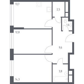 Квартира 58,7 м², 2-комнатная - изображение 1