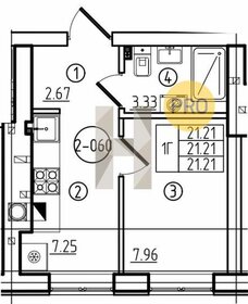 Квартира 21,2 м², 1-комнатная - изображение 1