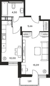 35 м², 1-комнатная квартира 4 100 000 ₽ - изображение 6