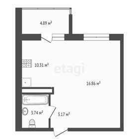 Квартира 33,8 м², 1-комнатная - изображение 1