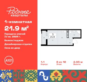 22,4 м², квартира-студия 6 294 131 ₽ - изображение 26