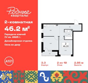 Квартира 46,2 м², 2-комнатная - изображение 1