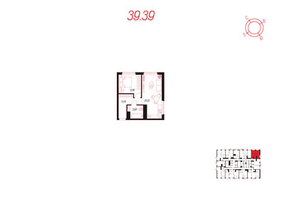 35 м², 1-комнатная квартира 4 460 000 ₽ - изображение 56