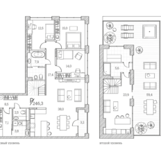 Квартира 246,3 м², 3-комнатные - изображение 2