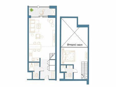 69,4 м², 2-комнатные апартаменты 32 142 118 ₽ - изображение 6