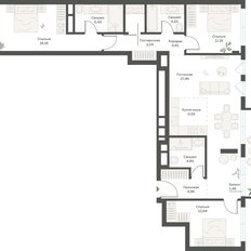 Квартира 103,9 м², 3-комнатная - изображение 2