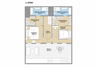 Квартира 191,8 м², 3-комнатная - изображение 2