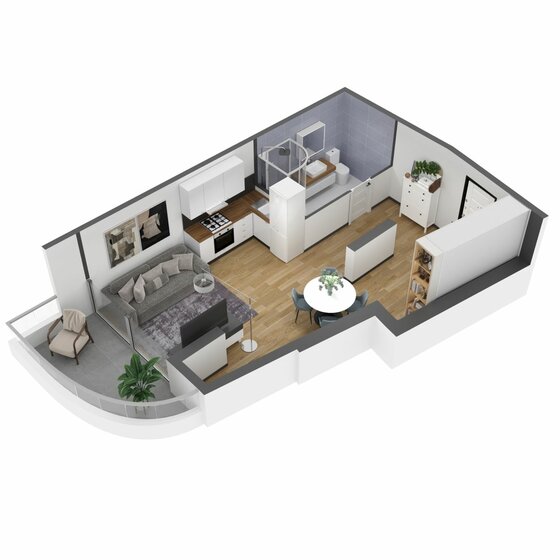 36,3 м², 1-комнатные апартаменты 21 417 000 ₽ - изображение 74