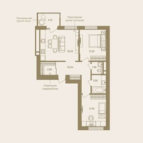 55,9 м², 2-комнатная квартира 9 590 000 ₽ - изображение 18