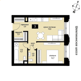 40,1 м², 1-комнатная квартира 19 000 000 ₽ - изображение 88