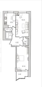 63,2 м², 2-комнатная квартира 11 100 000 ₽ - изображение 99