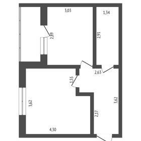 Квартира 35 м², 1-комнатная - изображение 5