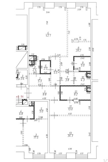 164 м², 4-комнатная квартира 257 000 000 ₽ - изображение 1