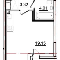 Квартира 27,5 м², студия - изображение 2