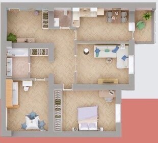 86,3 м², 3-комнатная квартира 6 700 000 ₽ - изображение 76