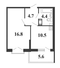 38 м², 1-комнатная квартира 9 730 616 ₽ - изображение 30