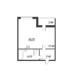 24,7 м², квартира-студия 4 750 000 ₽ - изображение 74