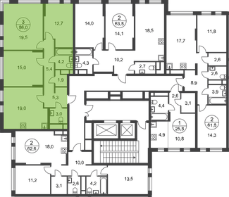 82 м², 3-комнатная квартира 20 500 000 ₽ - изображение 51