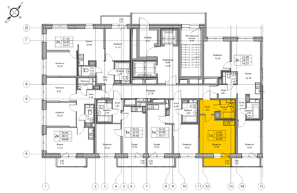 25 м², квартира-студия 5 716 425 ₽ - изображение 36
