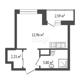 Квартира 22,6 м², студия - изображение 1