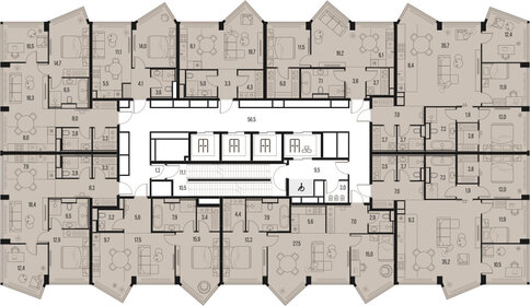 56,7 м², 2-комнатная квартира 55 863 392 ₽ - изображение 43