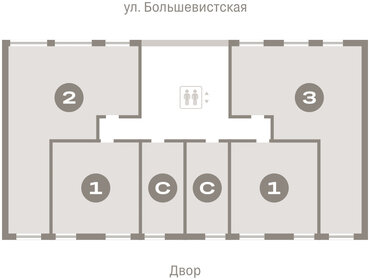 28,7 м², 1-комнатная квартира 3 300 000 ₽ - изображение 102