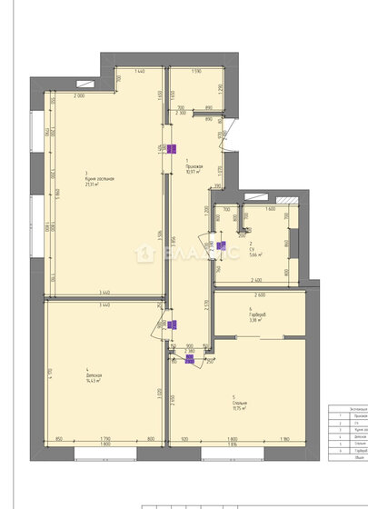 69 м², 2-комнатная квартира 35 700 000 ₽ - изображение 1