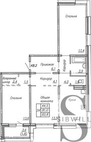 Квартира 83 м², 3-комнатная - изображение 1