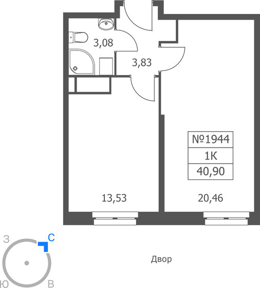 37 м², 1-комнатная квартира 7 571 942 ₽ - изображение 4