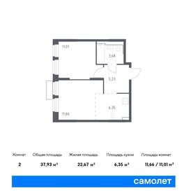 37,9 м², 1-комнатная квартира 16 004 364 ₽ - изображение 30