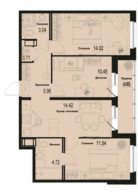 67,3 м², 3-комнатная квартира 10 966 640 ₽ - изображение 1