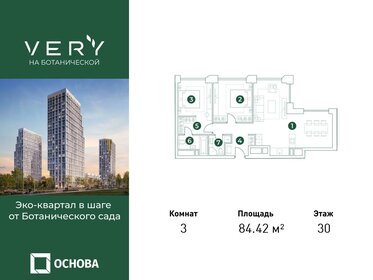 Квартира 84,4 м², 3-комнатная - изображение 1