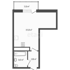 Квартира 26,7 м², студия - изображение 3