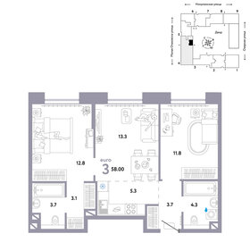 58 м², 3-комнатная квартира 24 190 000 ₽ - изображение 81