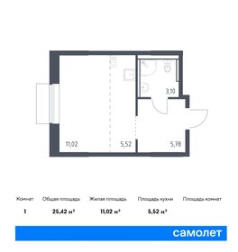 26 м², квартира-студия 5 500 000 ₽ - изображение 50