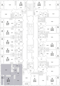 57,1 м², 2-комнатная квартира 13 500 000 ₽ - изображение 64