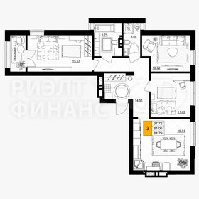 77,5 м², 3-комнатная квартира 9 350 000 ₽ - изображение 71