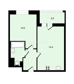55,1 м², 2-комнатная квартира 16 000 000 ₽ - изображение 94