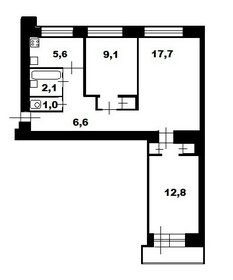 57,8 м², 3-комнатная квартира 8 927 000 ₽ - изображение 51